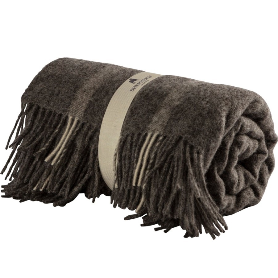 Home SHEPHERD | Lucy Wool Plaid Granit