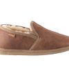 Men SHEPHERD | Bosse Slippers Antique Cognac