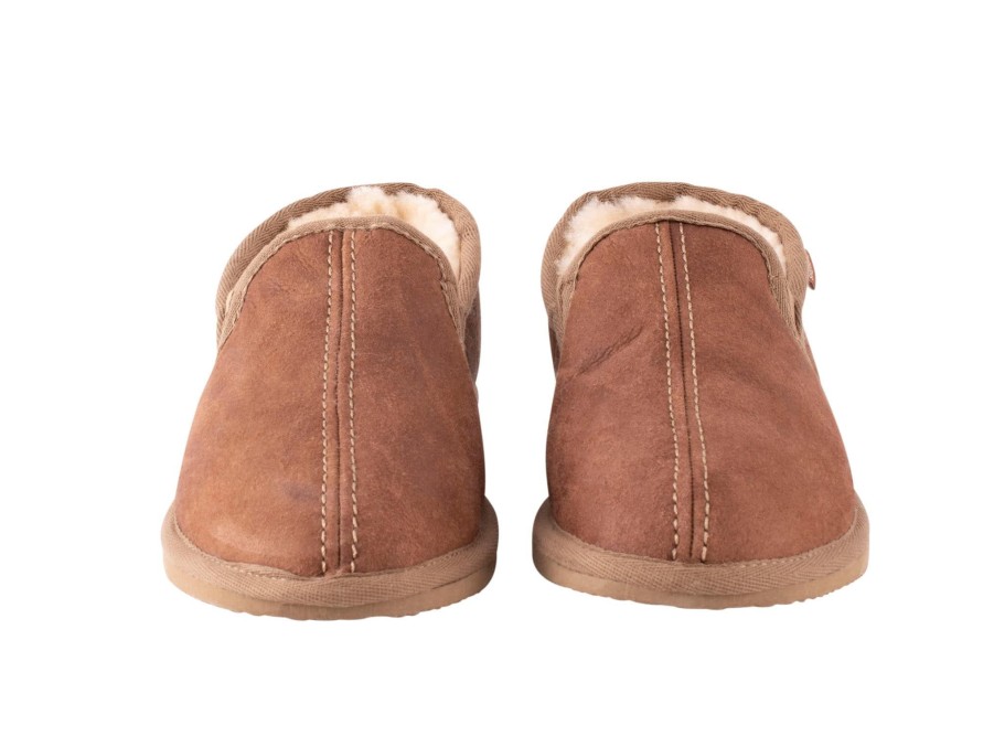 Men SHEPHERD | Bosse Slippers Antique Cognac